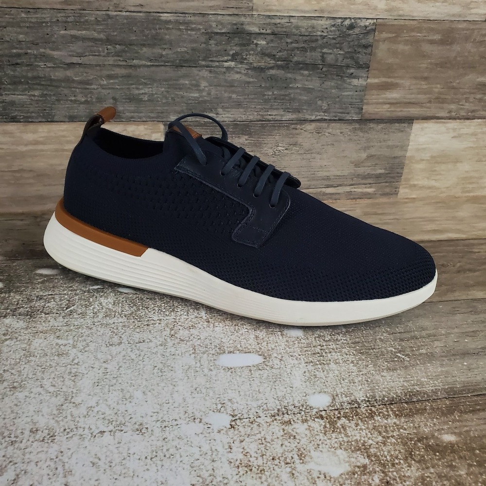 Wolf & Shepherd SwiftKnit Derby Womens Shoes Sz‎ 8 Running Navy Lace Up Sneakers